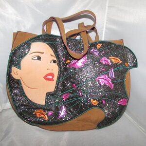 Danielle Nicole Disney Pocahontas Color of the Wind Tote Bag Preowned As Is
